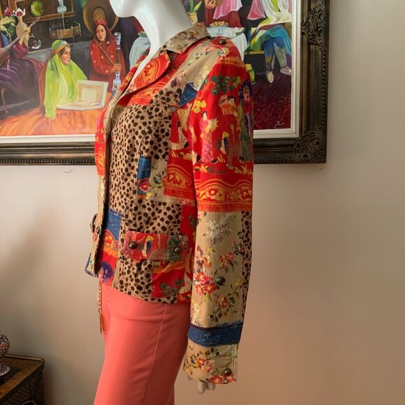 Simon Chang Women’s Button Closure Jacket Blazer - Picture 3 of 10